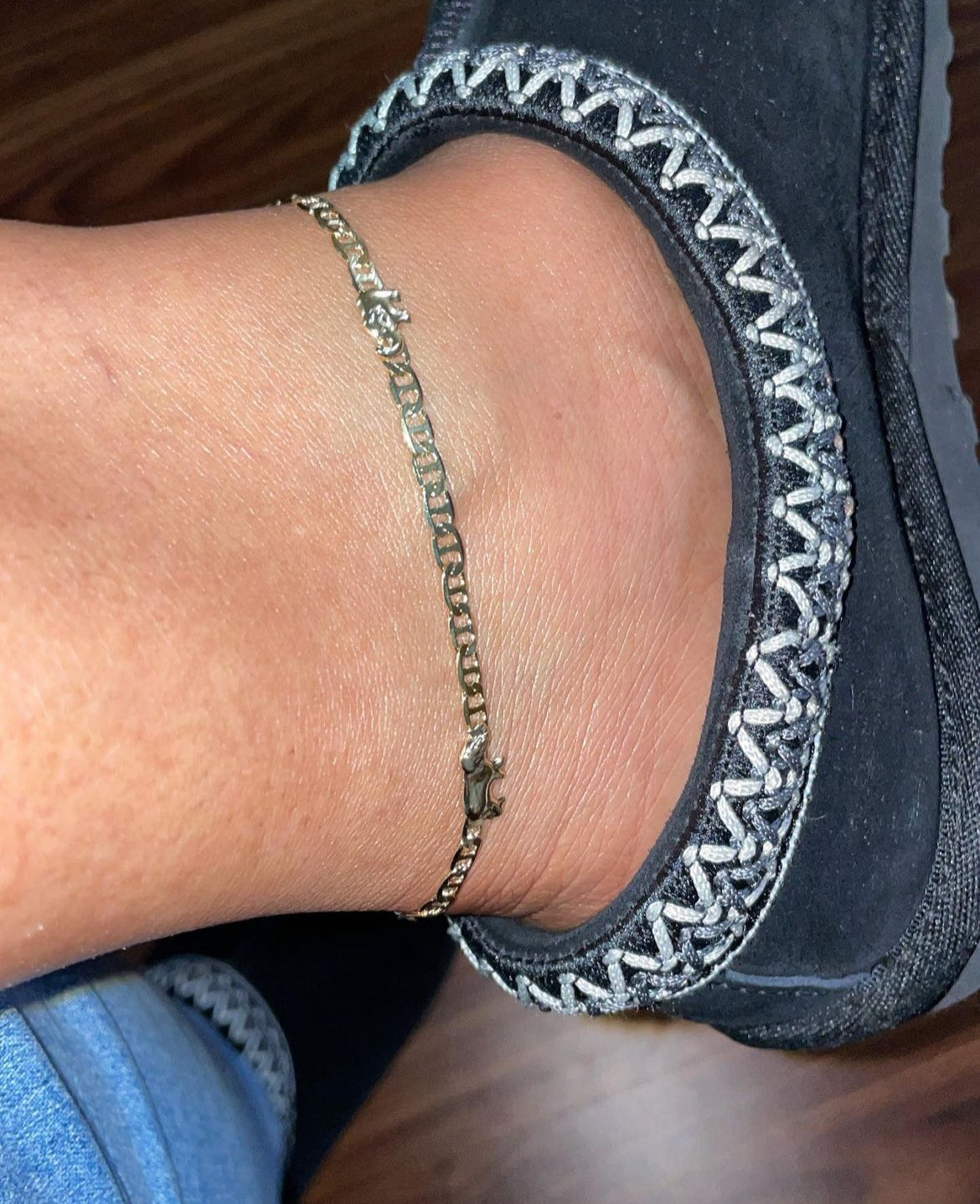 Three Elephants Anklet