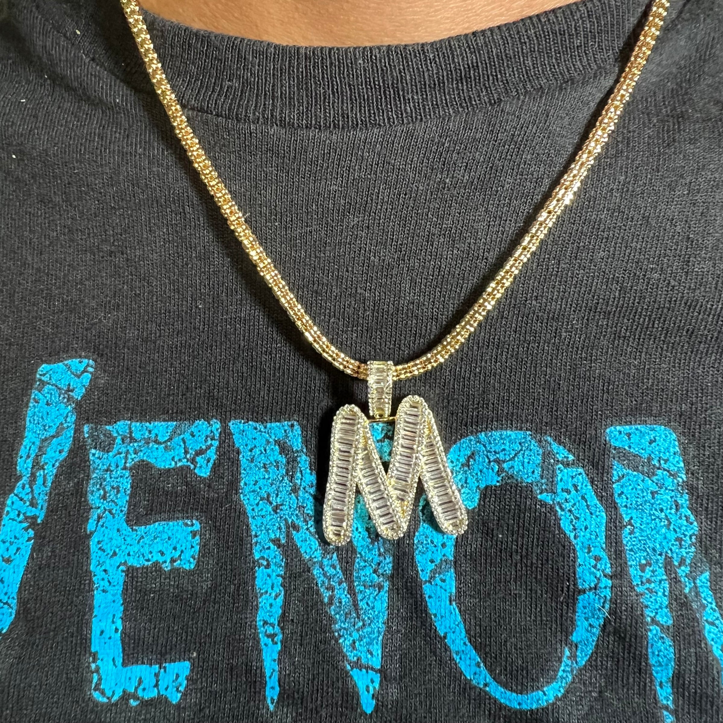 The Ice Cut Initial Necklace