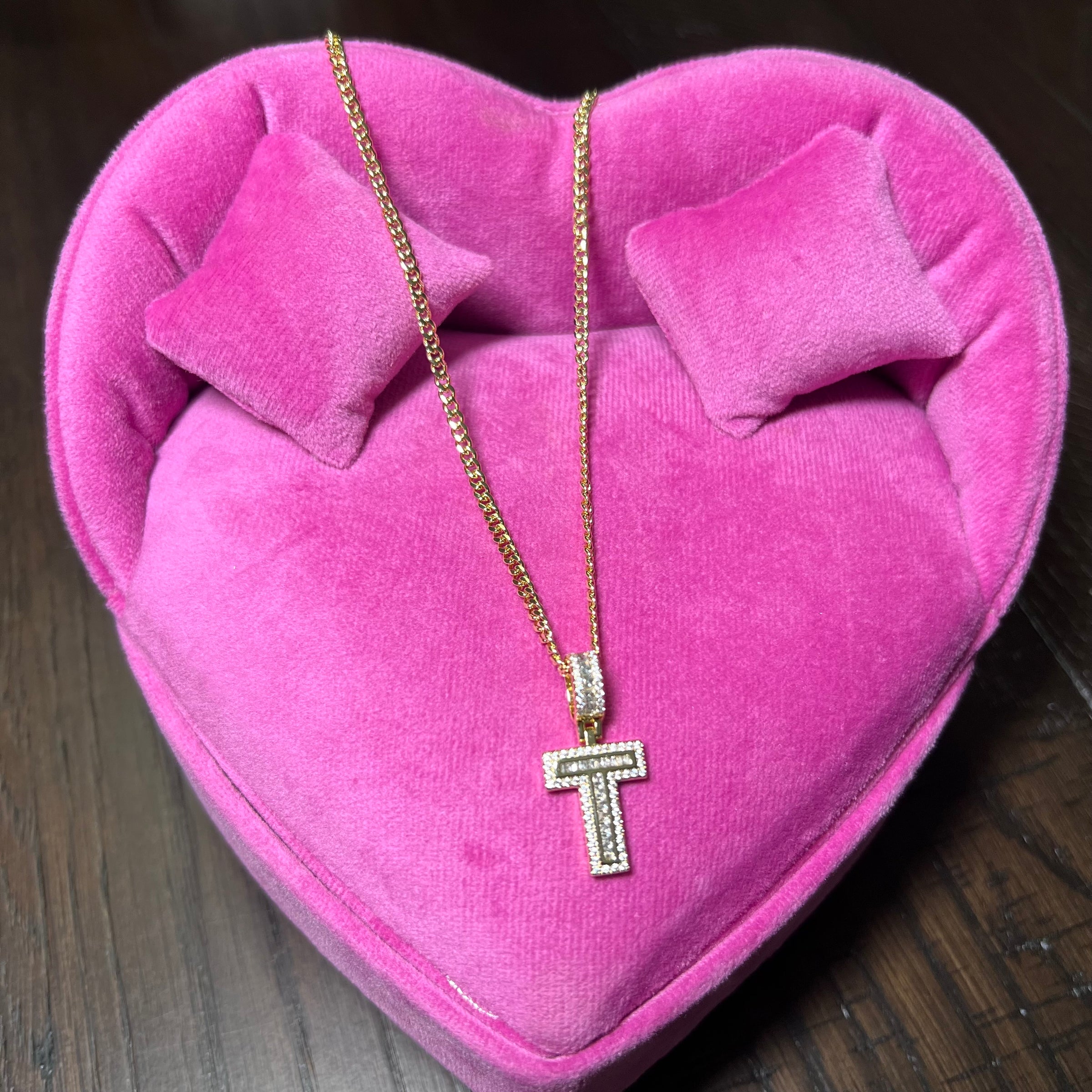Cuban Initial Necklace