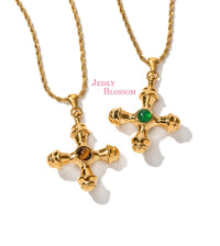 Santa Cross Necklace