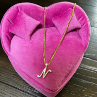 Script Initial Necklace