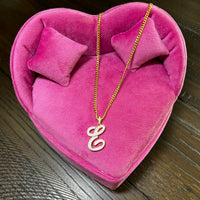 Script Initial Necklace