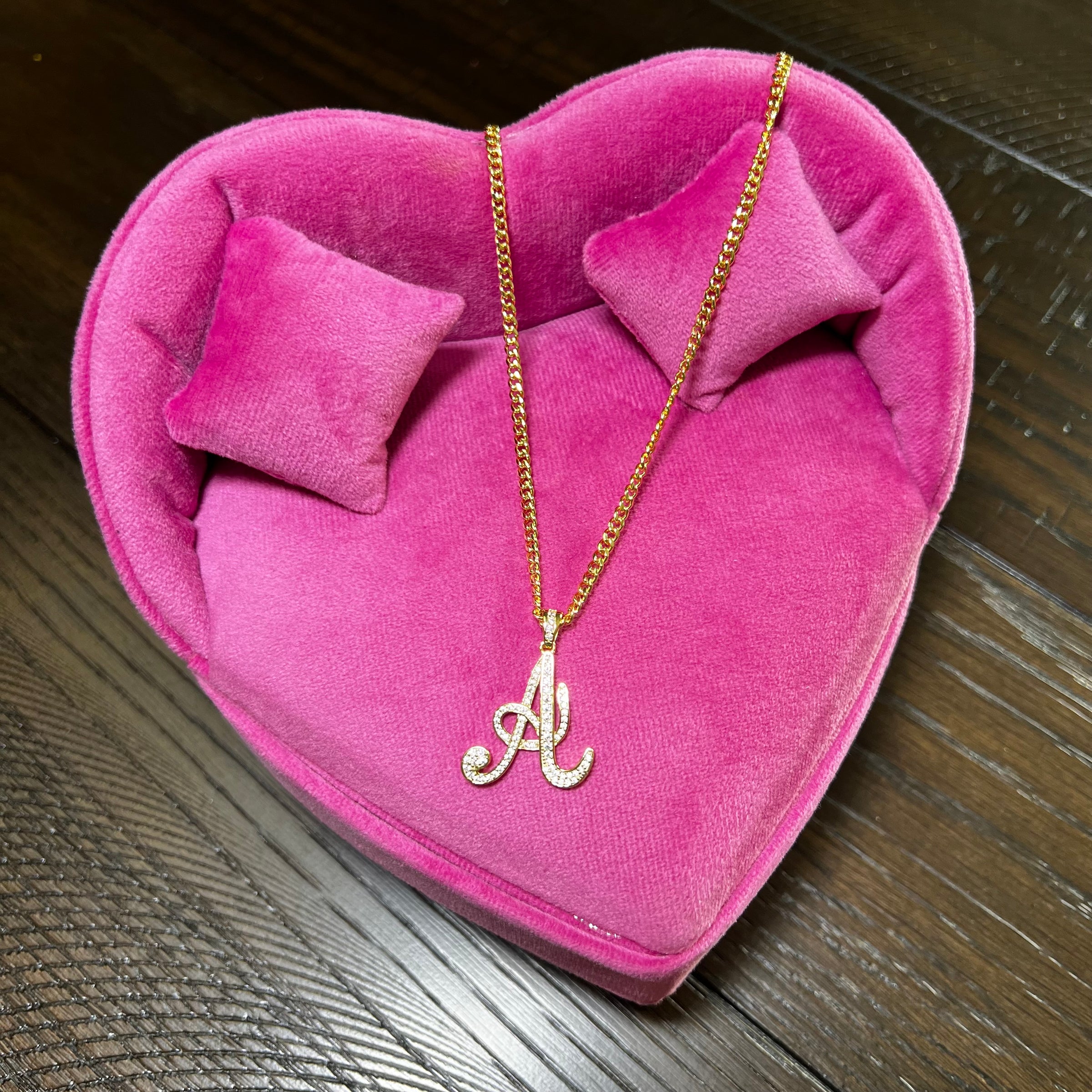 Script Initial Necklace