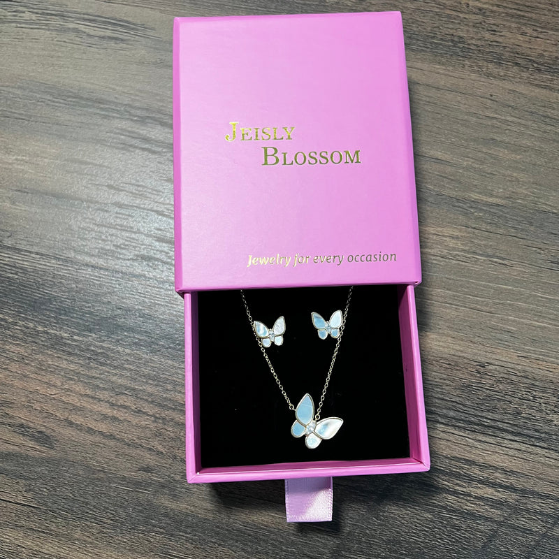 Lily Butterfly Necklace