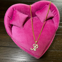 Script Initial Necklace