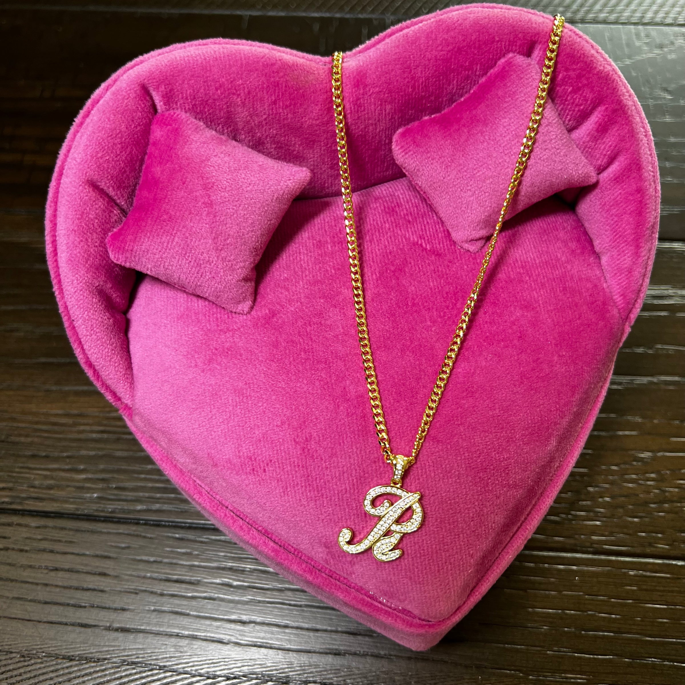 Script Initial Necklace