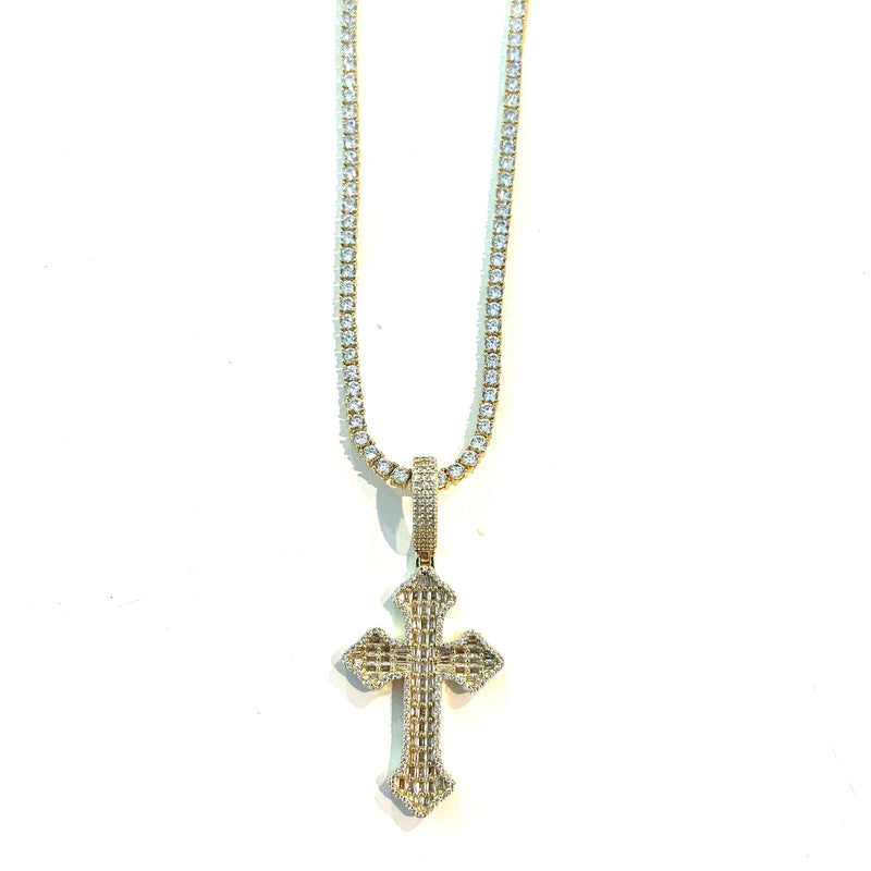 Mega Cross Necklace