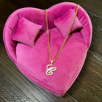 Script Initial Necklace
