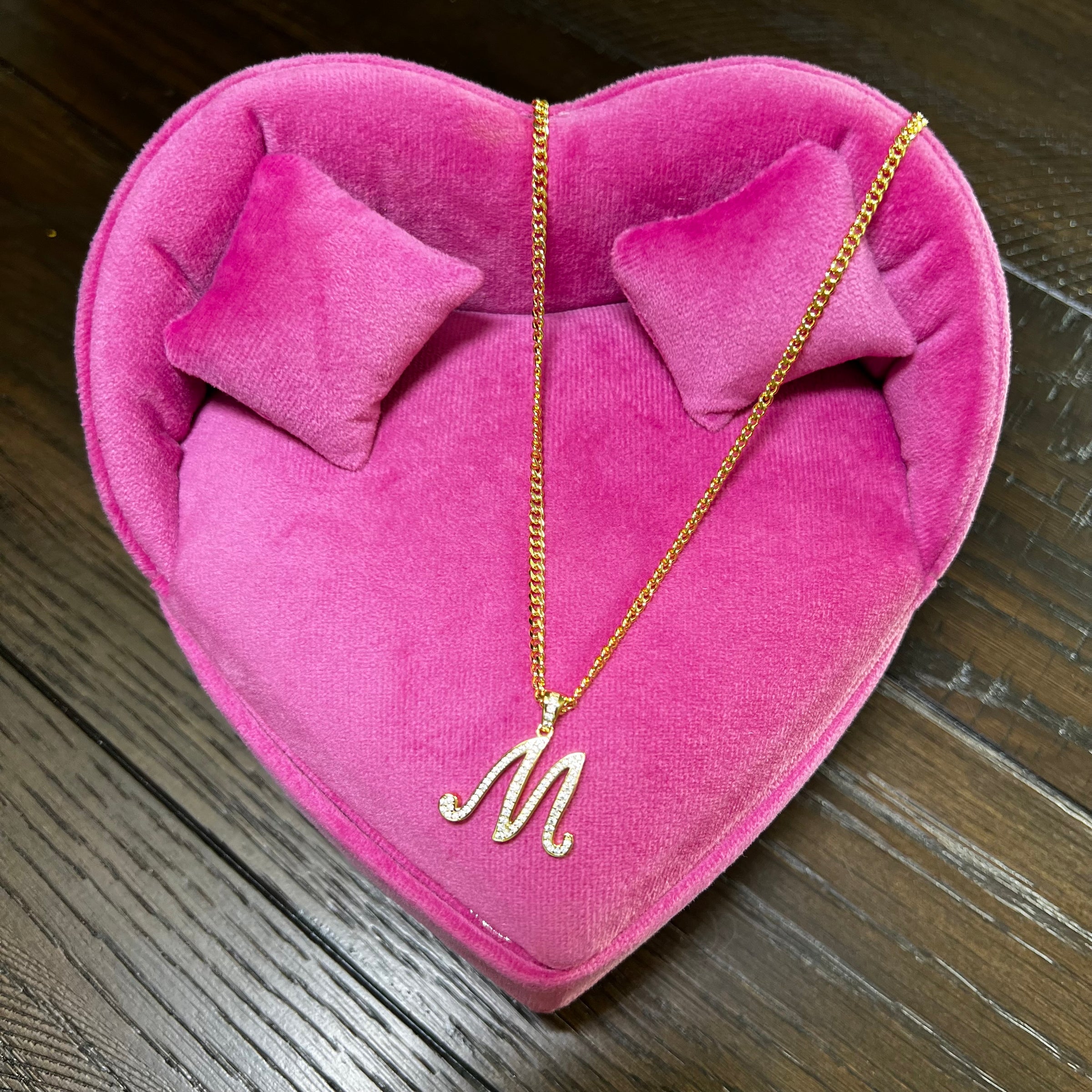 Script Initial Necklace