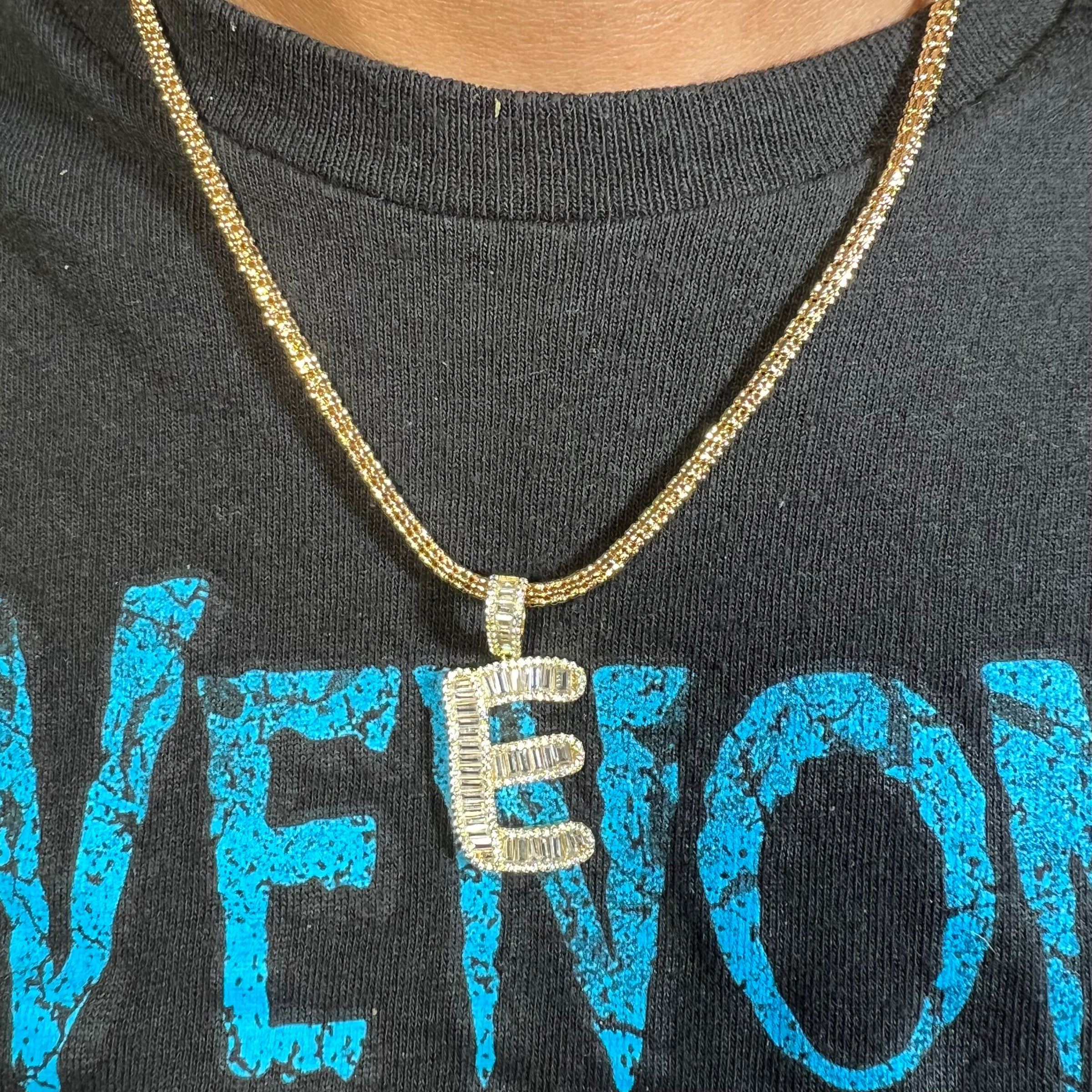 The Ice Cut Initial Necklace