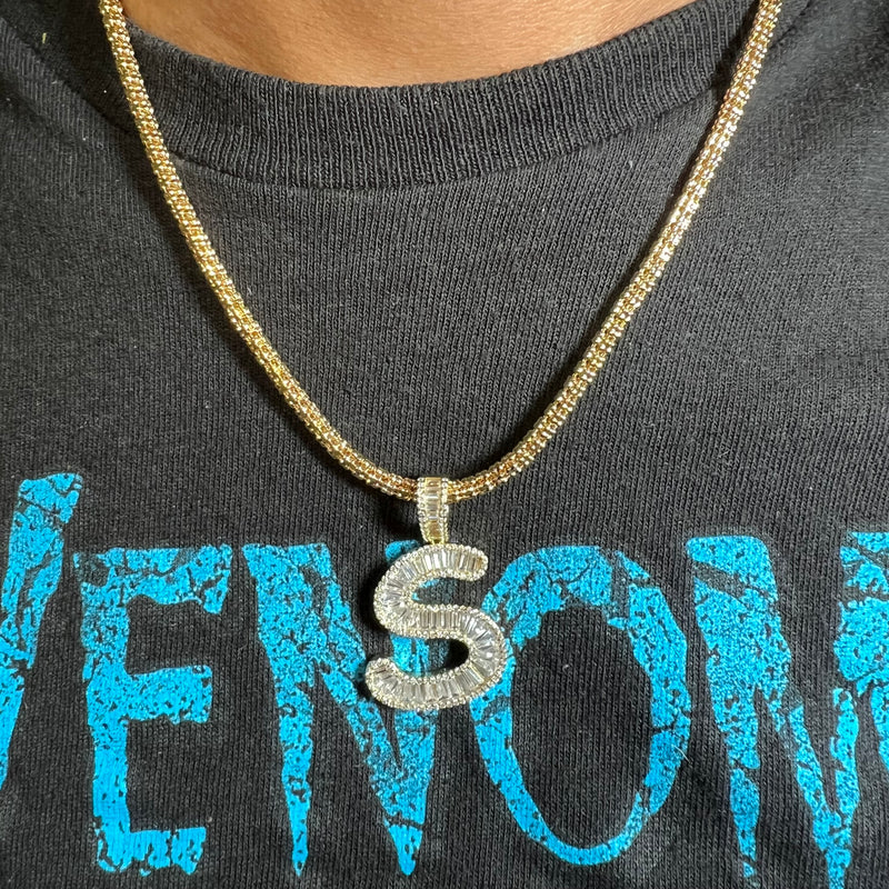 The Ice Cut Initial Necklace
