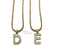 The Ice Cut Initial Necklace