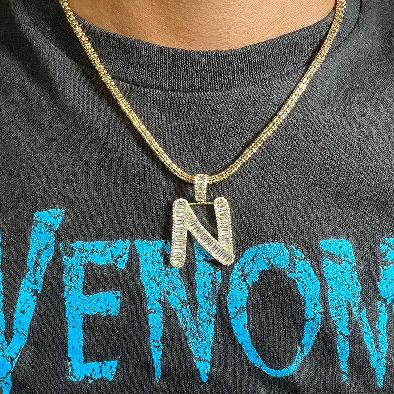 The Ice Cut Initial Necklace