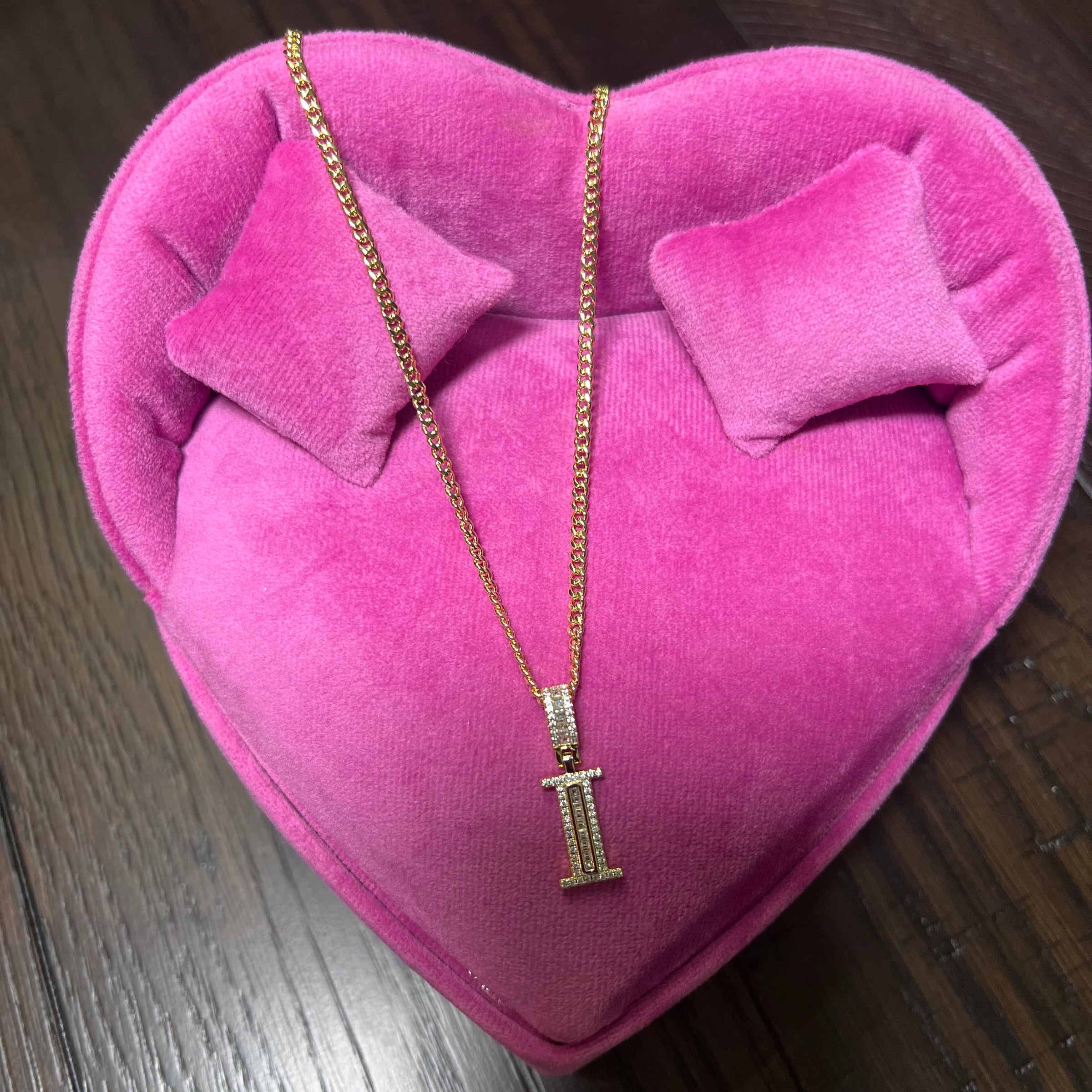 Cuban Initial Necklace