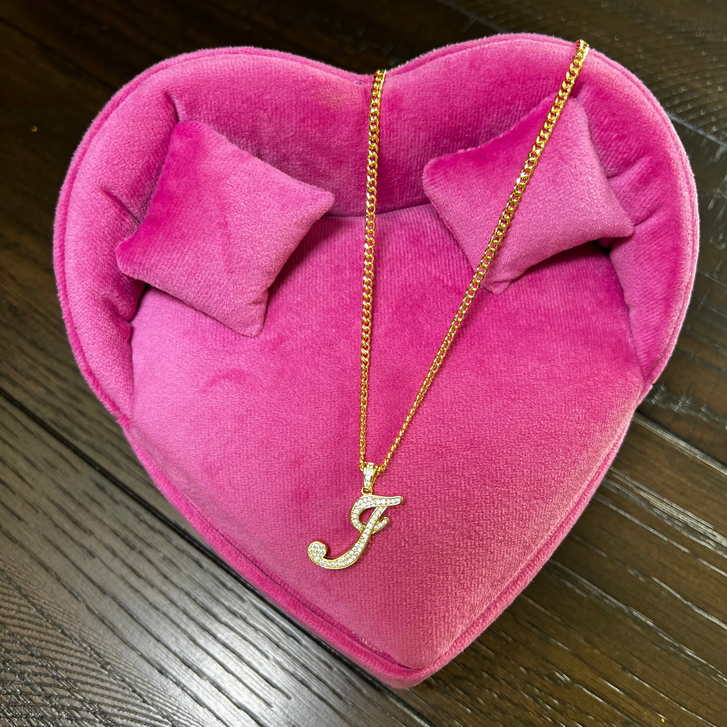Script Initial Necklace