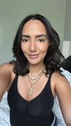 White Cross Necklace