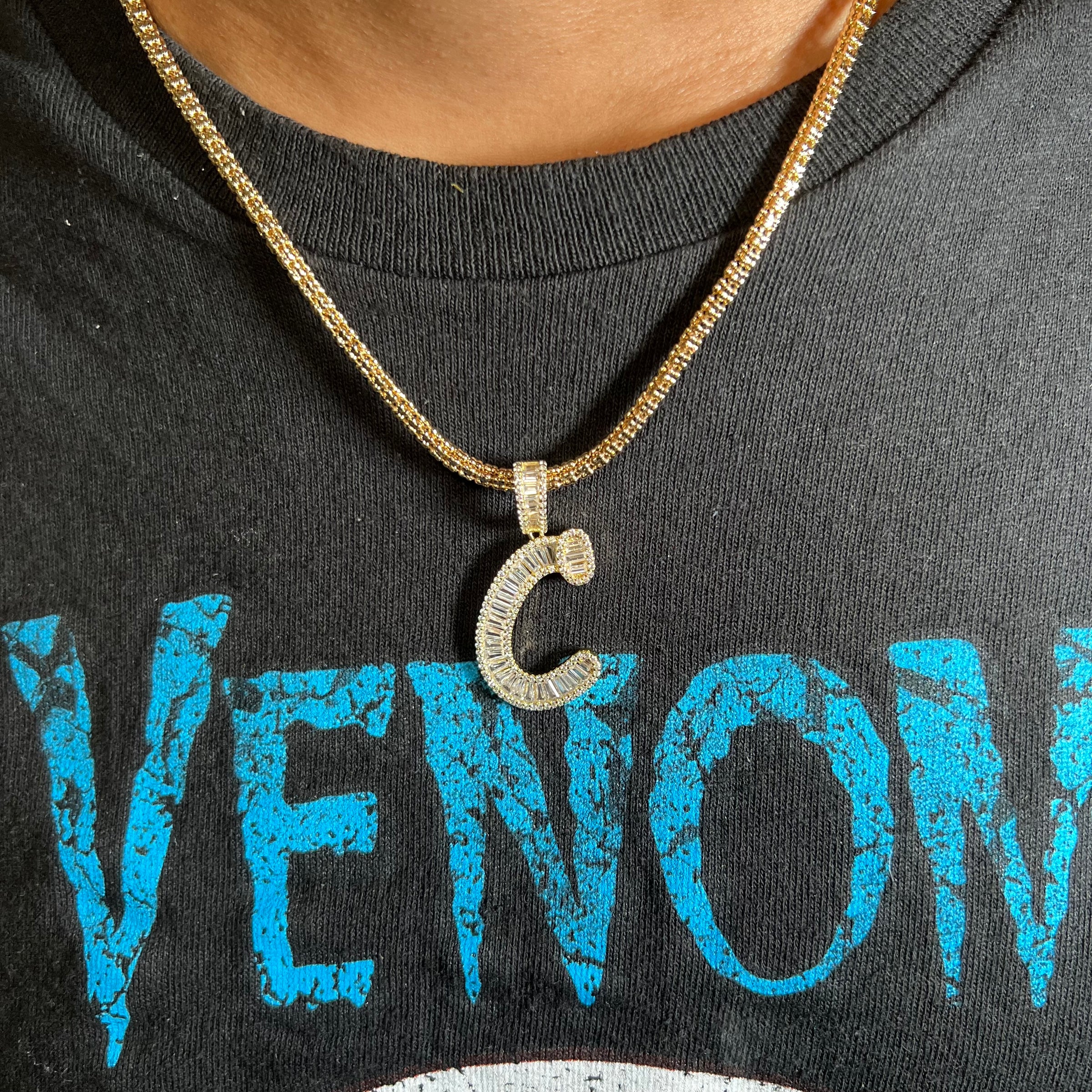 The Ice Cut Initial Necklace