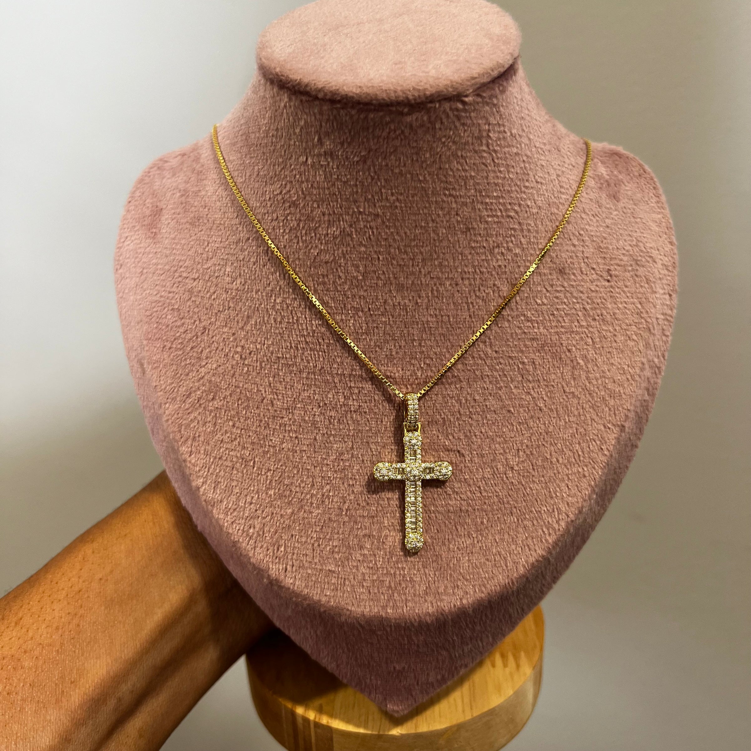 Tiny Cross Necklace