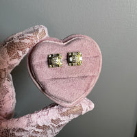 T Tiny Stud Earrings