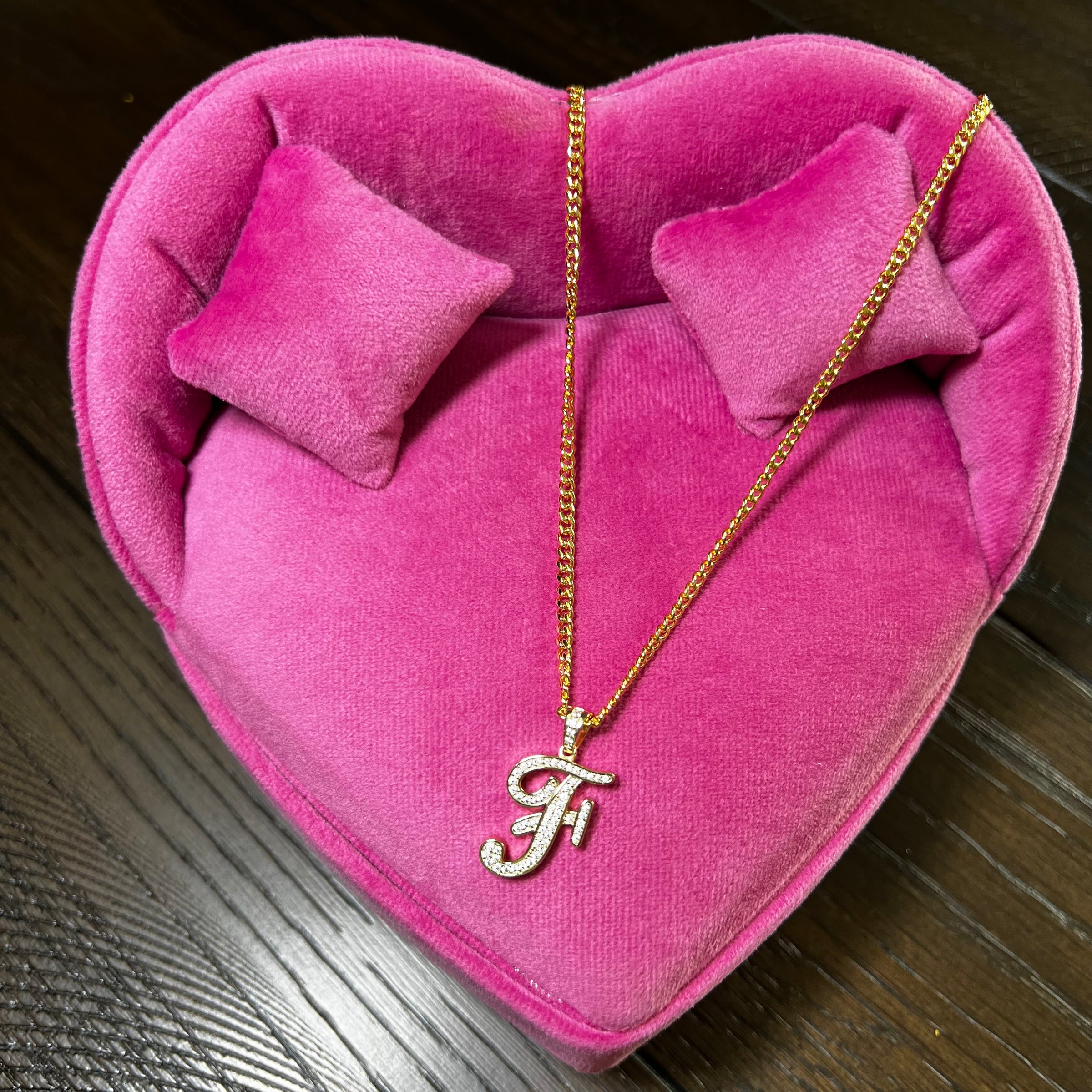 Script Initial Necklace