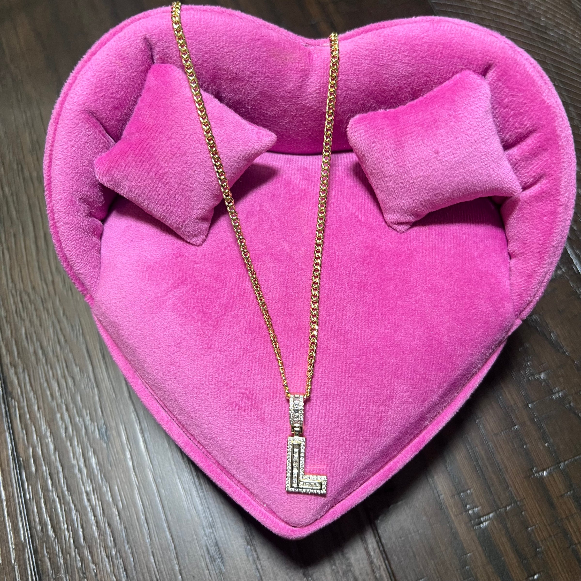 Cuban Initial Necklace
