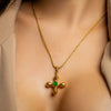 Santa Cross Necklace