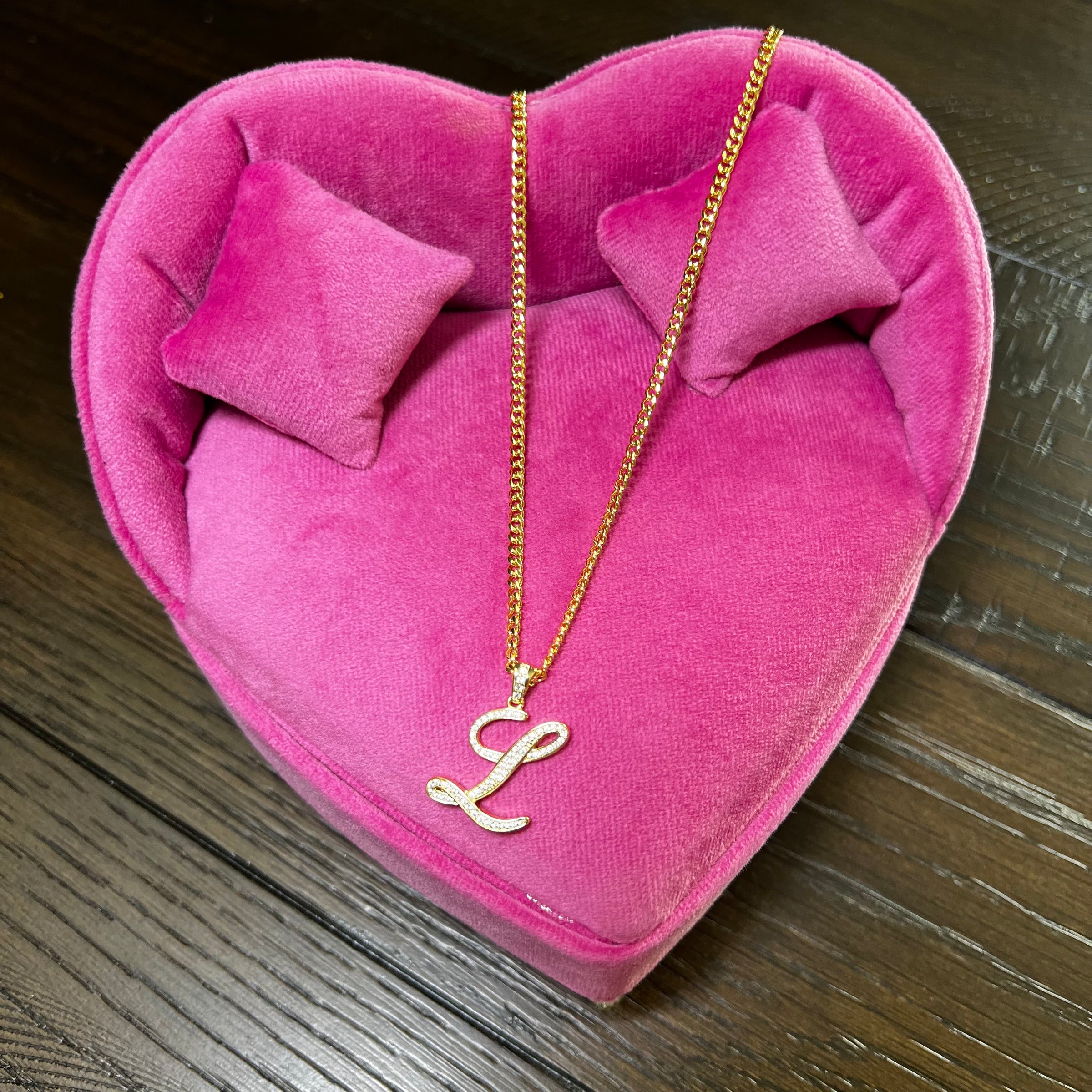Script Initial Necklace