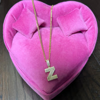 Cuban Initial Necklace