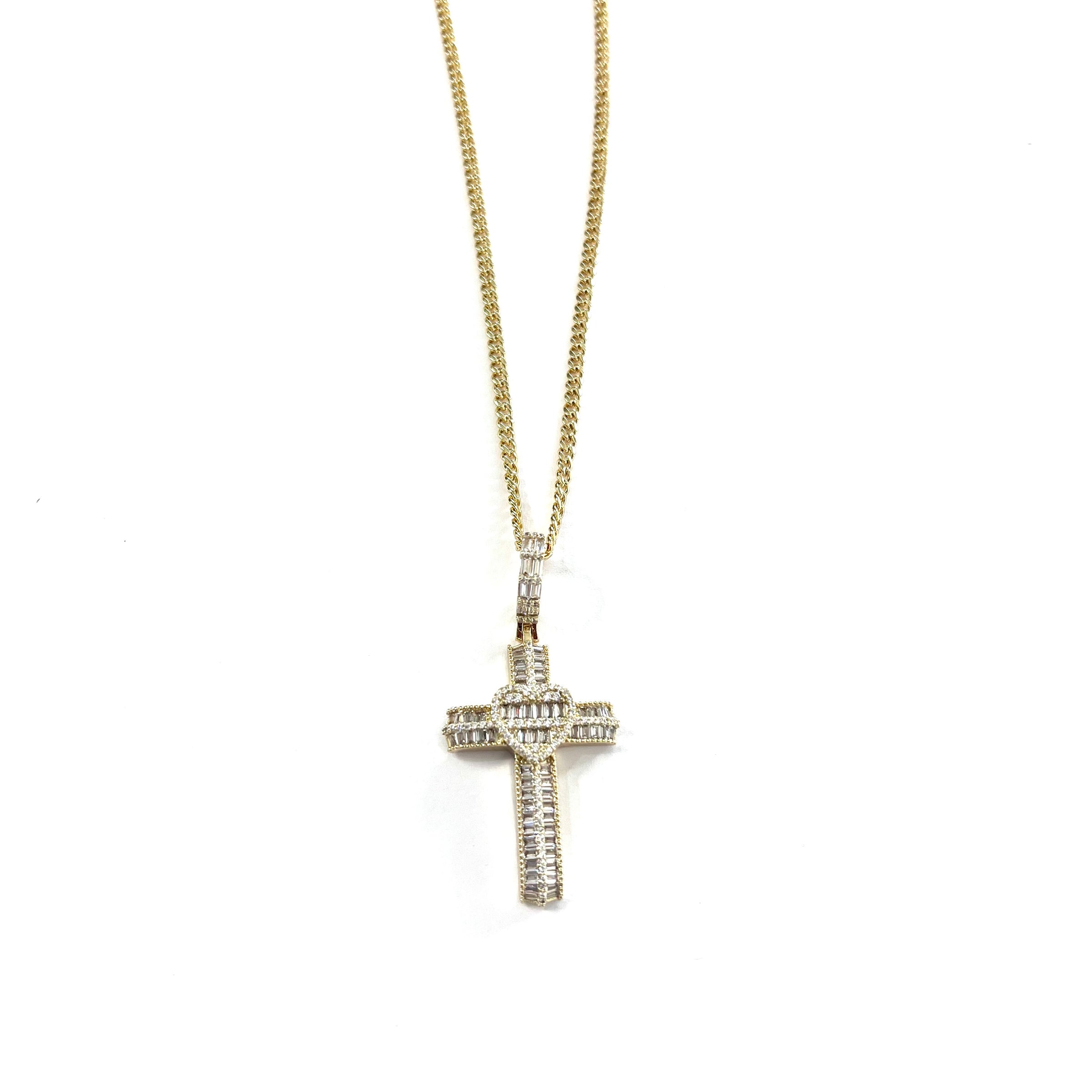 Cordi Cross Heart Necklace