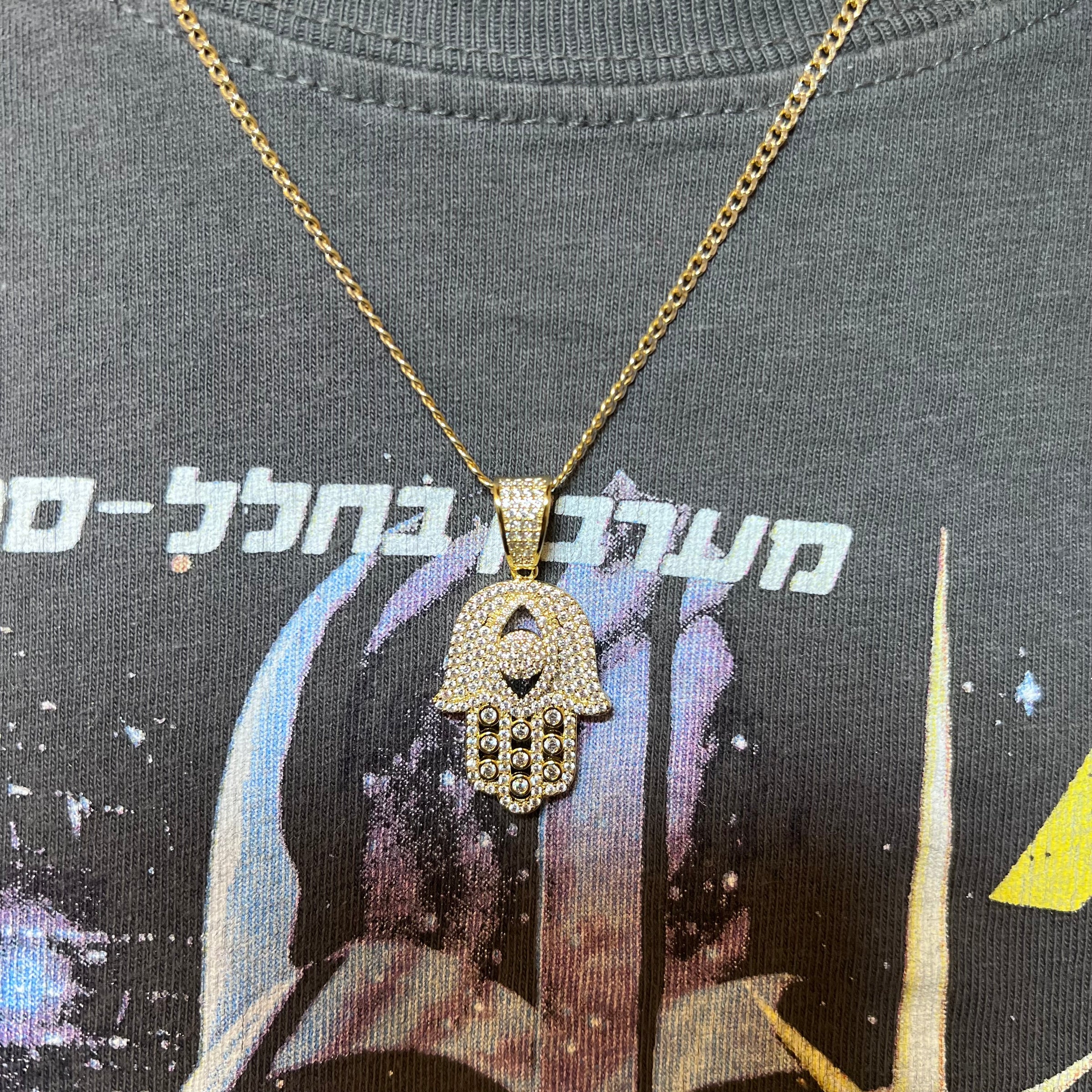 Freya Hamsa Necklace