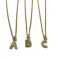Cuban Initial Necklace