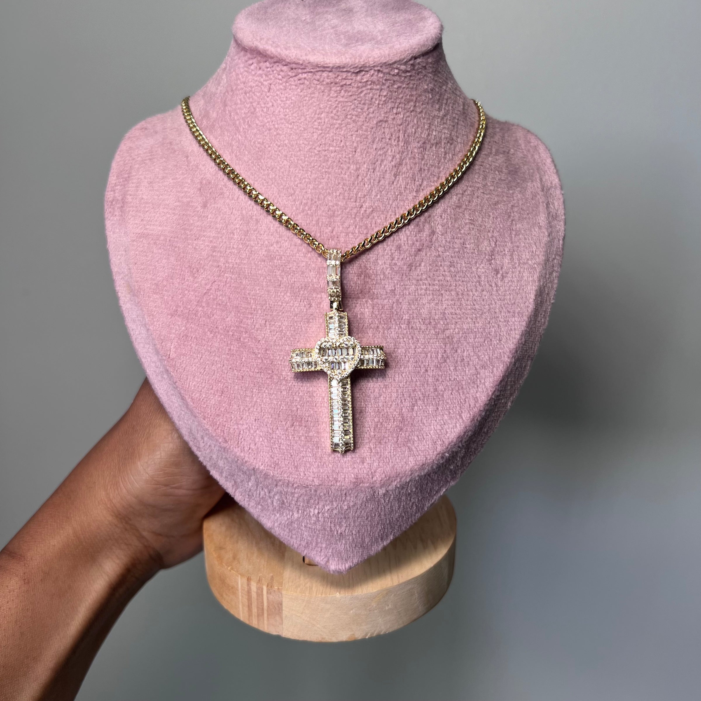 Cordi Cross Heart Necklace