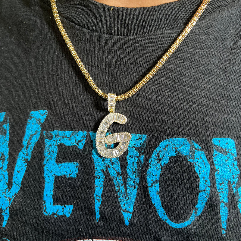 The Ice Cut Initial Necklace