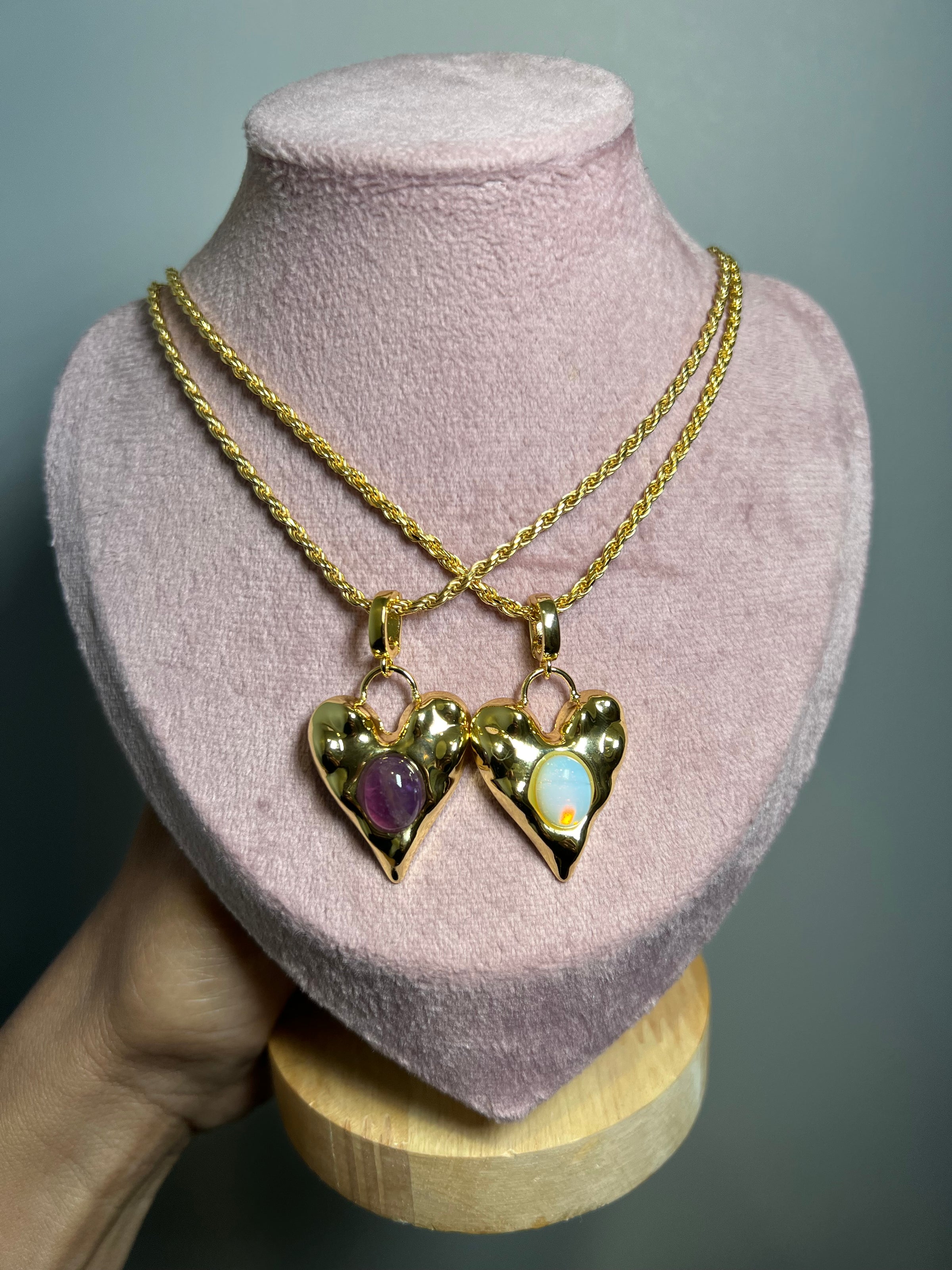Quil Heart Necklace