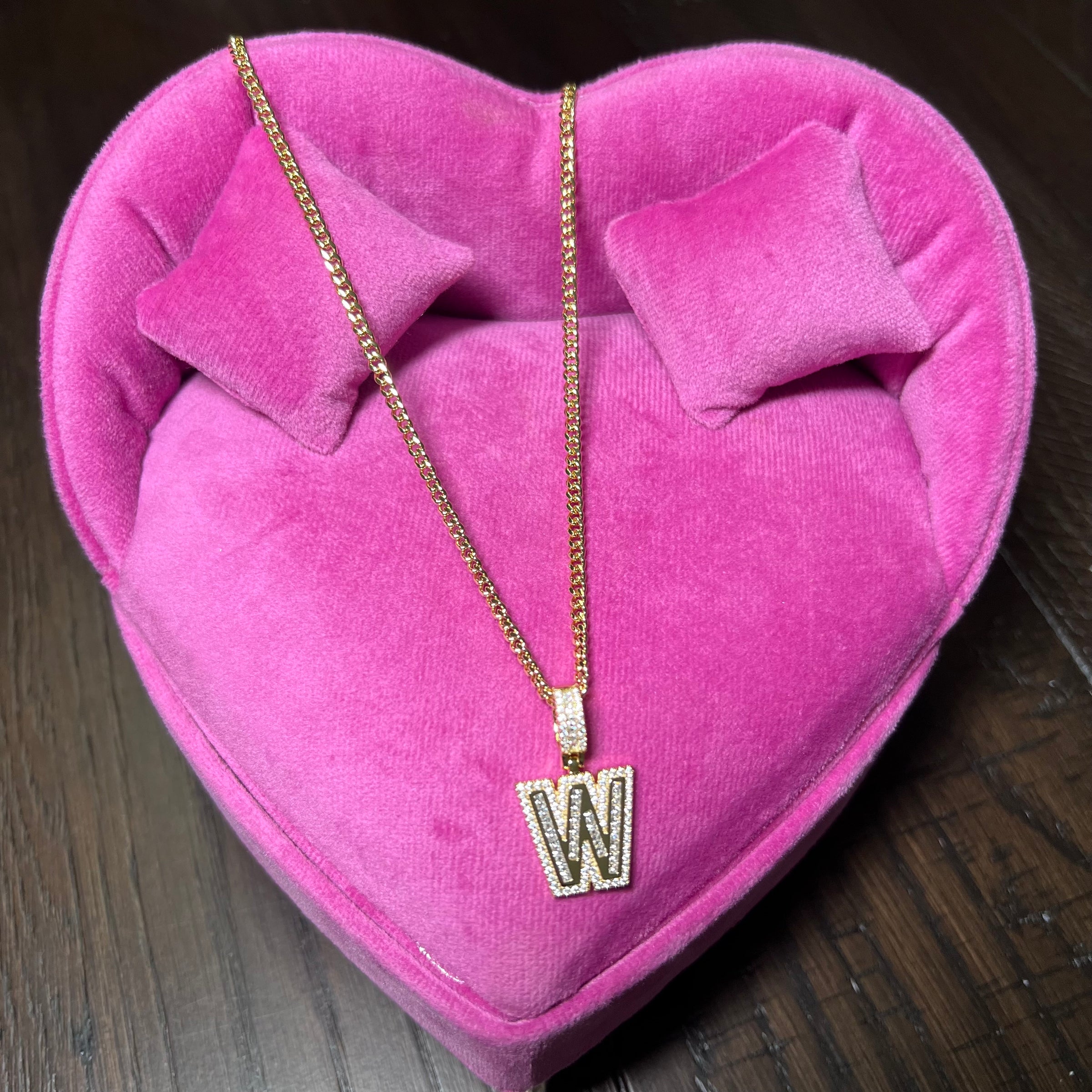 Cuban Initial Necklace