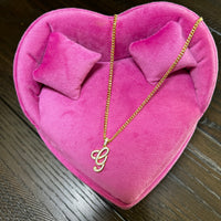 Script Initial Necklace