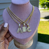 Cuban Initial Necklace