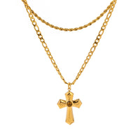 Cross on Layer Necklace