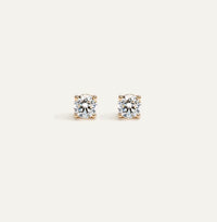 Solitario Stud Earrings