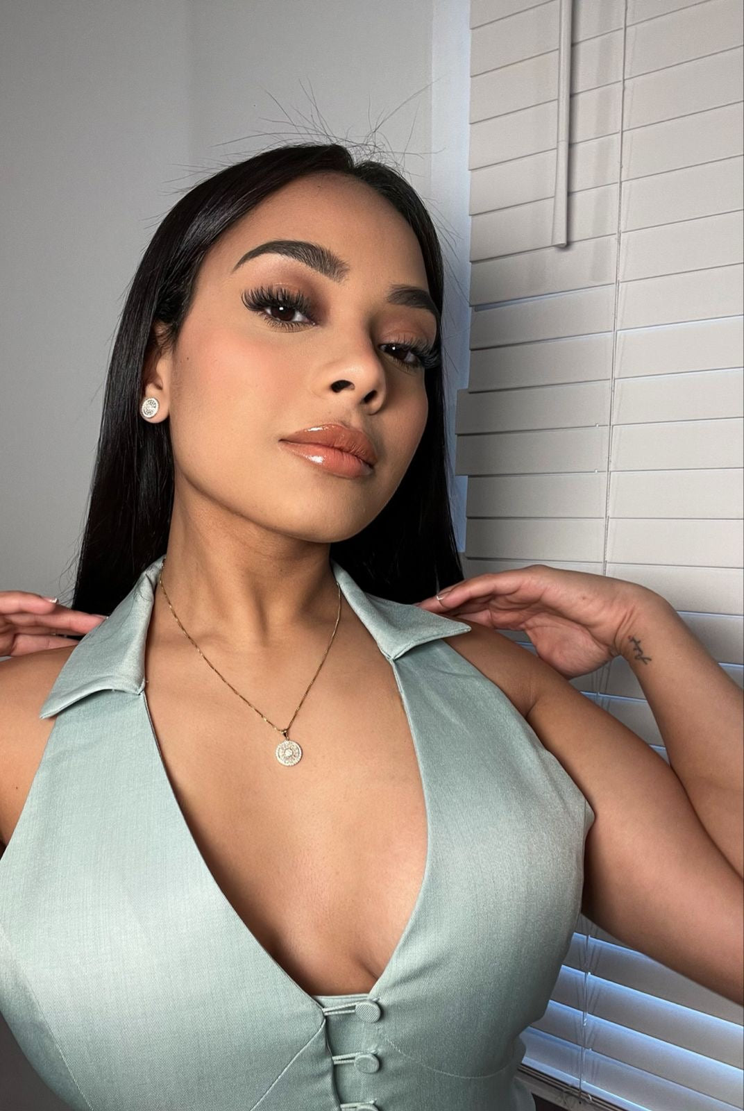 Paisley Baguette Earrings