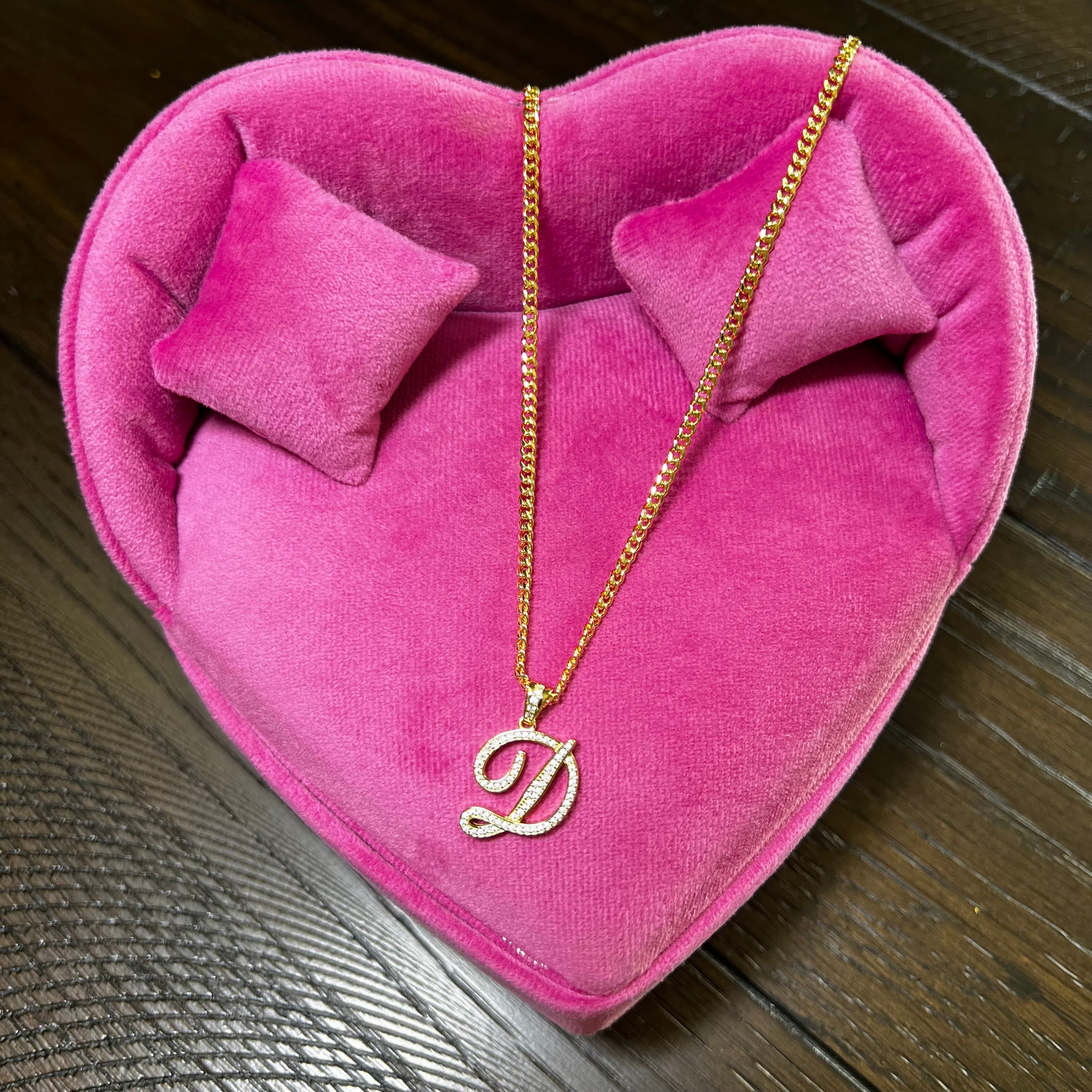 Script Initial Necklace