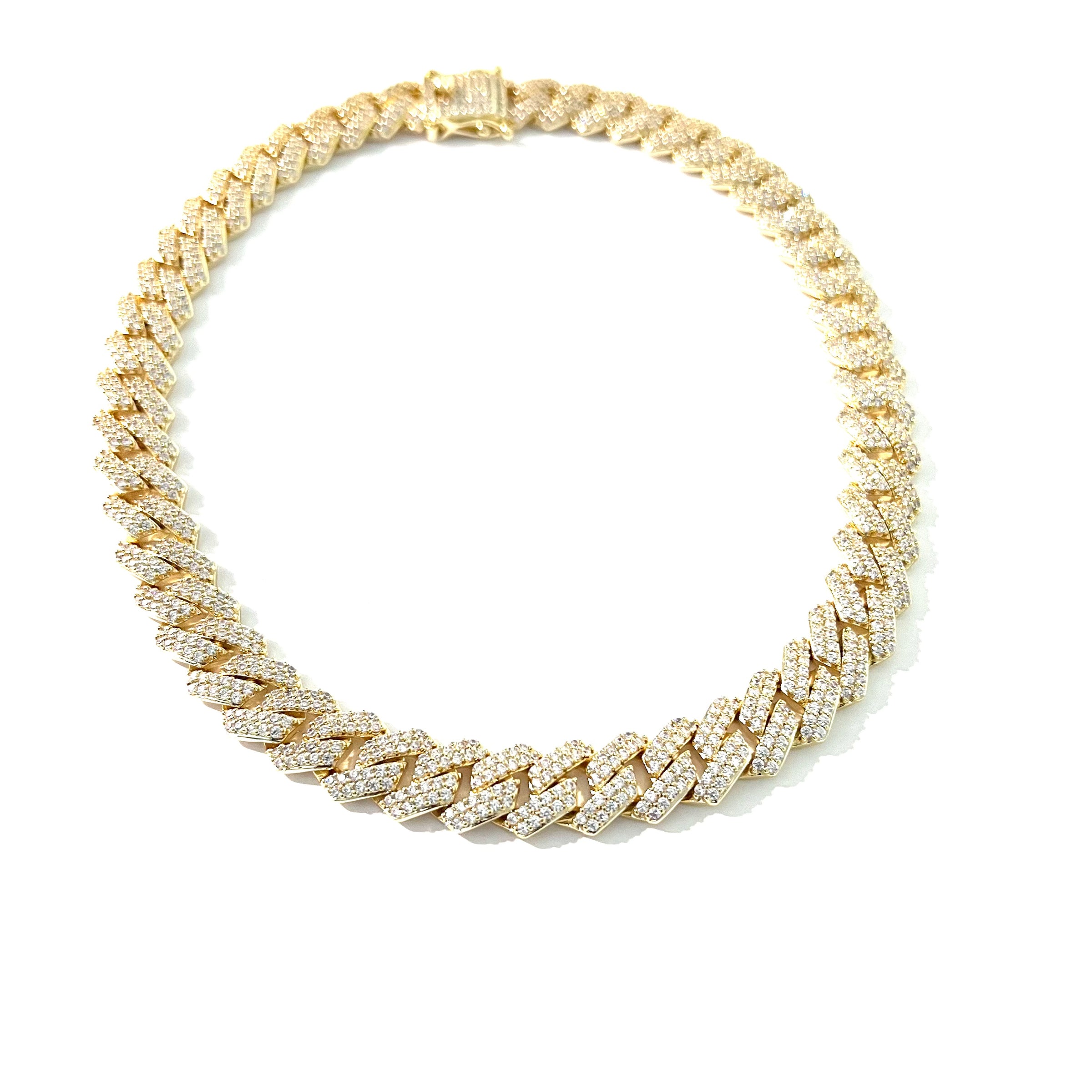 12MM Kardashian Prong Cuban Choker