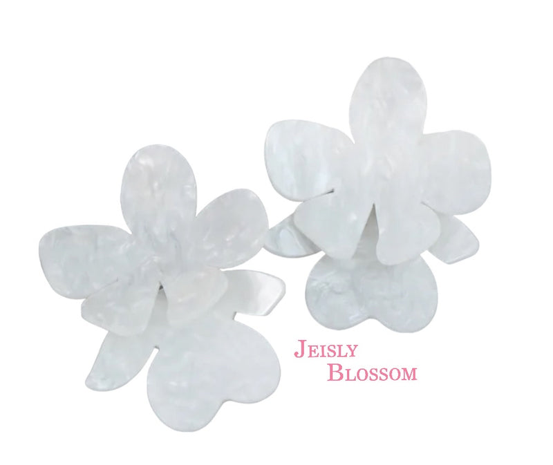 Giant Flower Stud Earrings