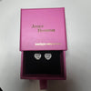 Flat Heart Stud Earrings