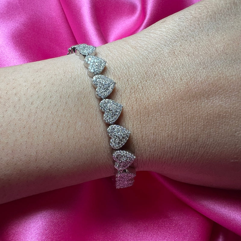 Baby Puffed Heart Bracelet