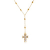B Cross Necklace