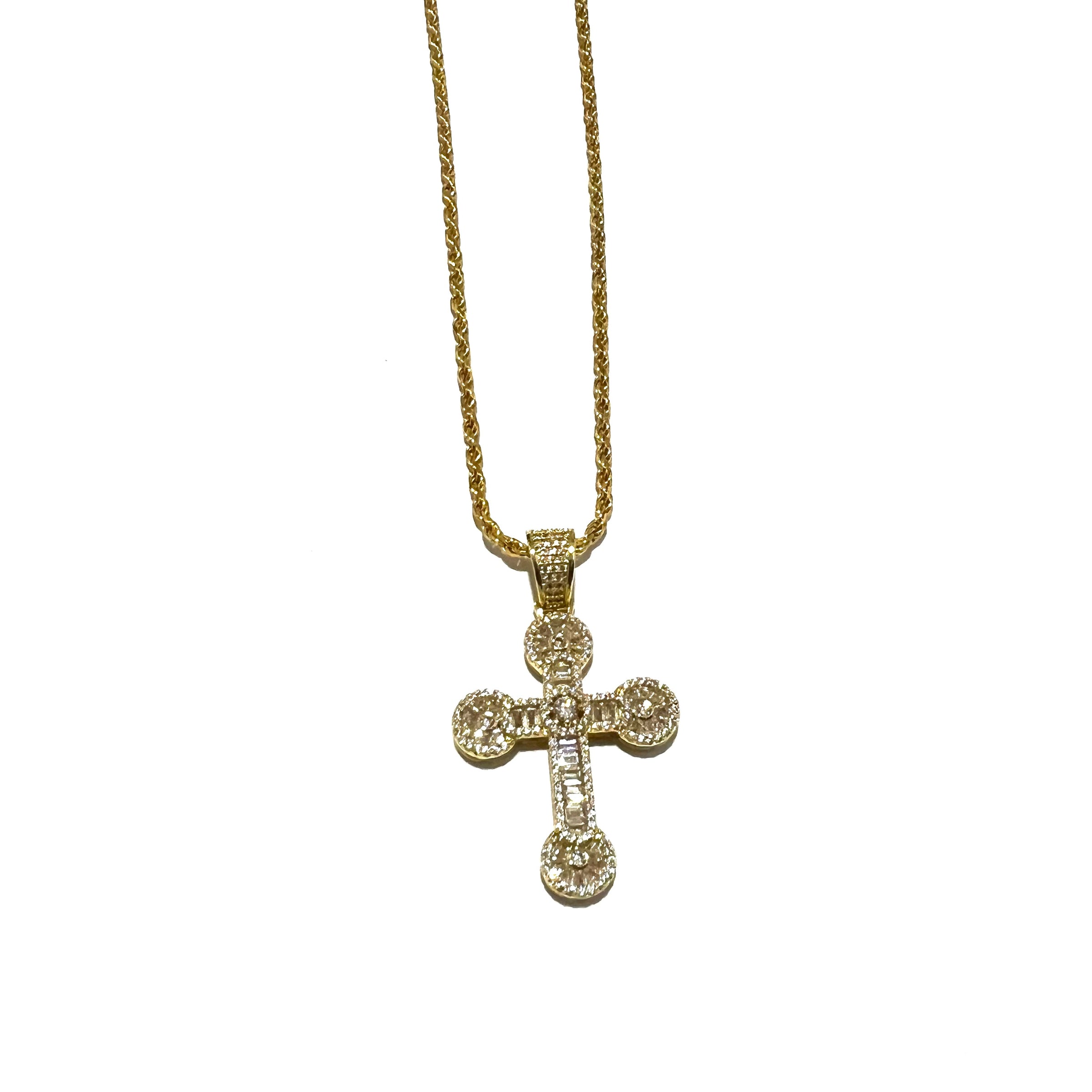 P Cross Necklace