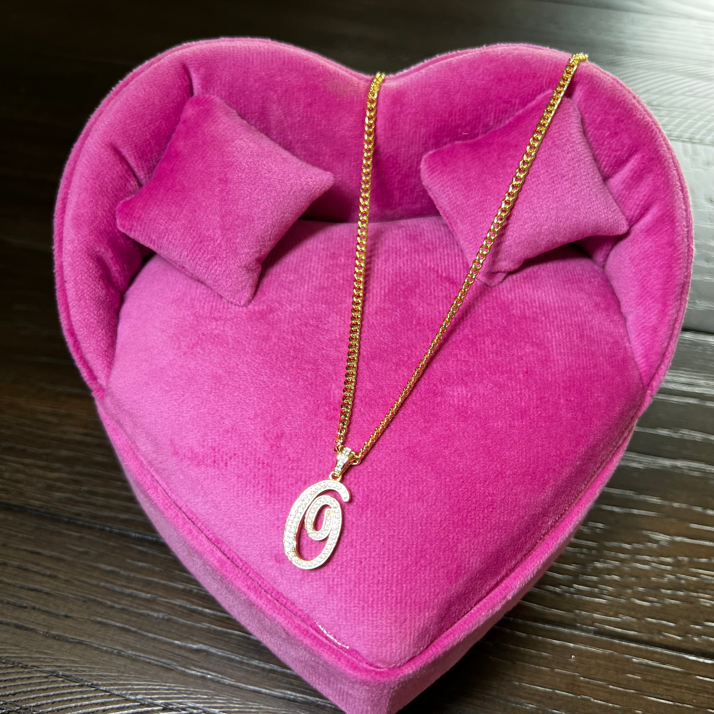 Script Initial Necklace