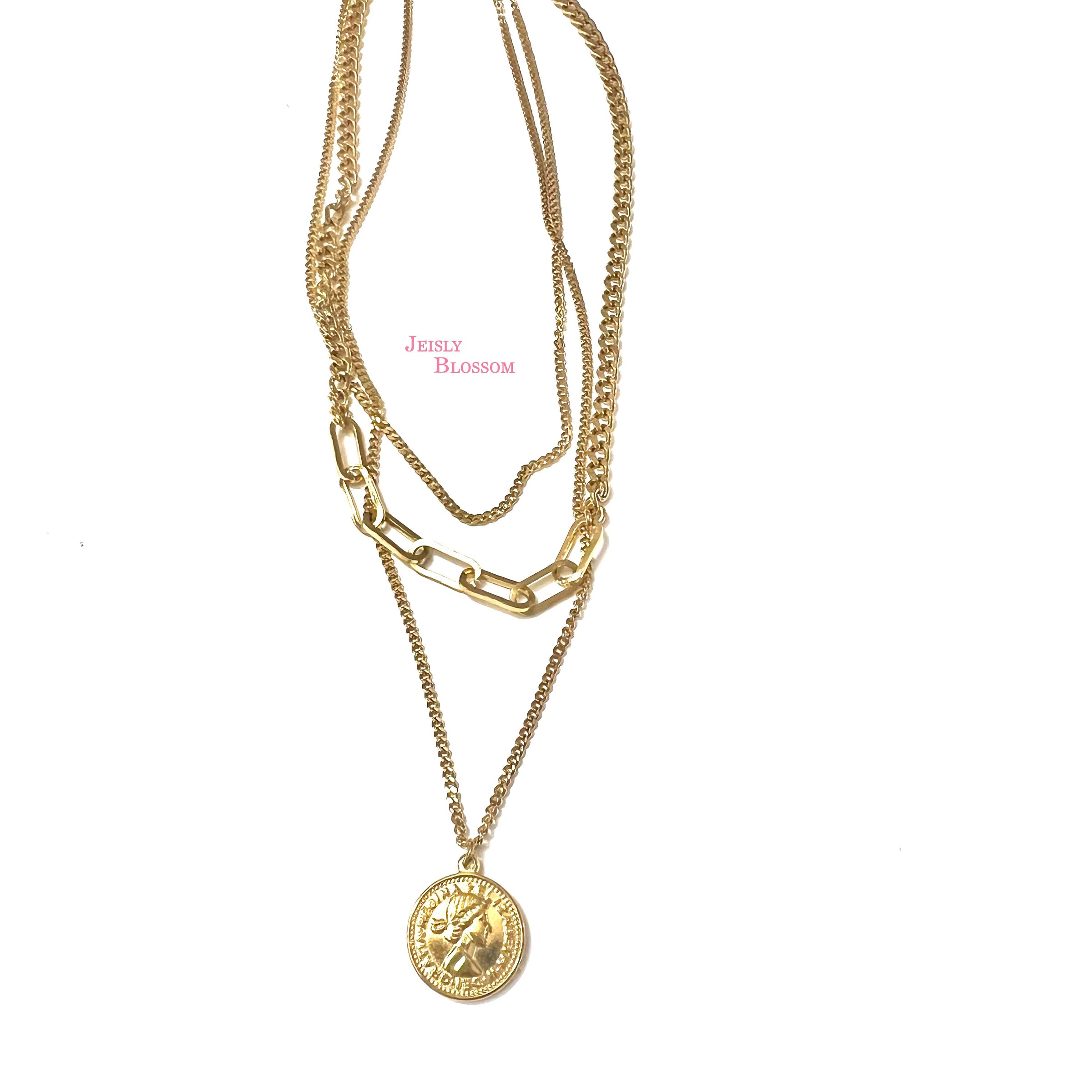 Layered Coin Necklace