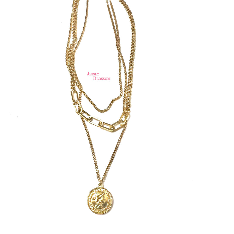 Layered Coin Necklace